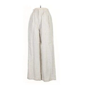 DISSH Linen Wide Leg Trousers – Neutral Beige / Oatmeal